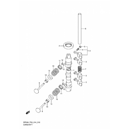 Bricka/s�te ventil Suzuki