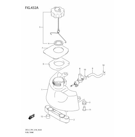 Gummid�mpare tank Suzuki