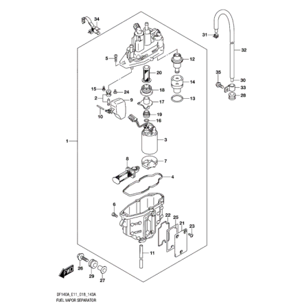 L�spin flott�r vapor Suzuki