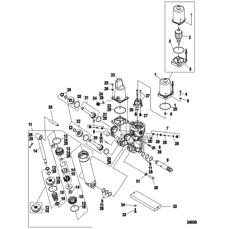 Oljebeh�llare trim Mercury