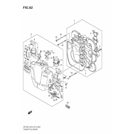 Fj�der gasspj�ll Suzuki