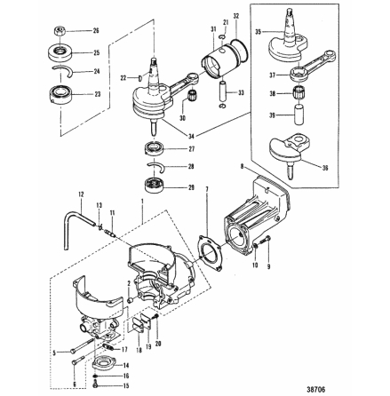 Topplocksbult Mercury