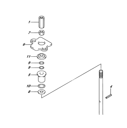 Styrning v�xelst�ng Suzuki