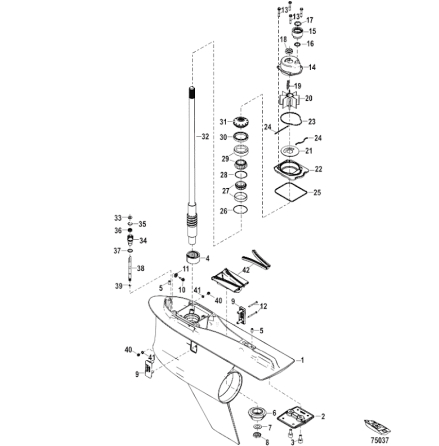 St�lpl�t impellerhus Mercury