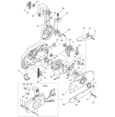 Fj�der reglage Tohatsu