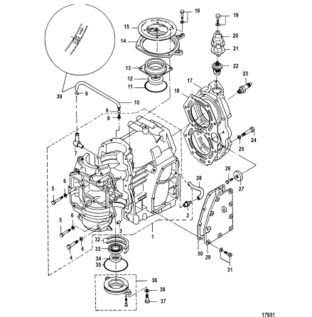 Lock avgaskylning Mercury