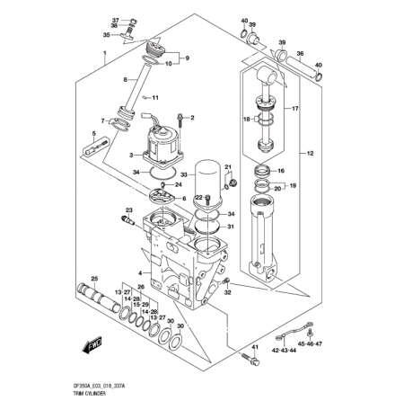Backupring trim Suzuki