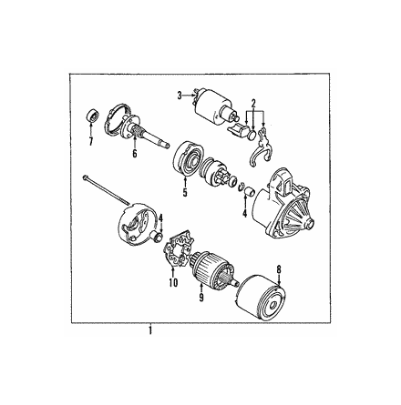 Arm startmotor Suzuki