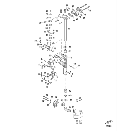 Pin backsp�rr Mercury