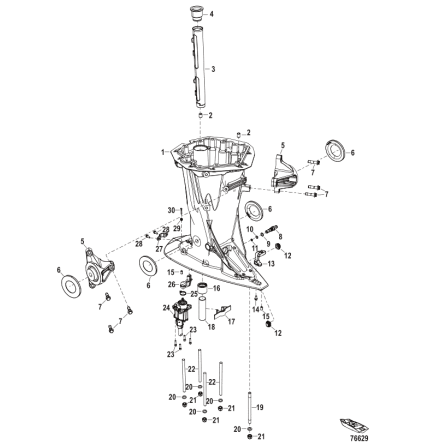 Koppling vattenr�r Mercury