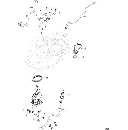 O-ring h�llare br.filter Mercury