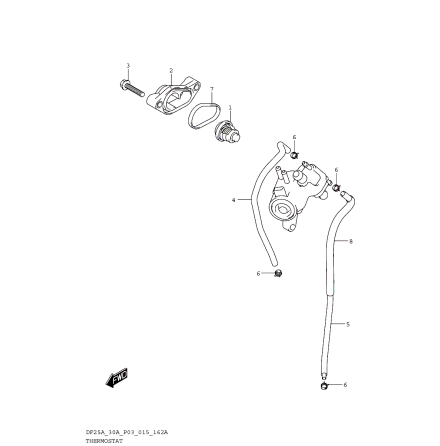 Termostattillbeh�r Suzuki