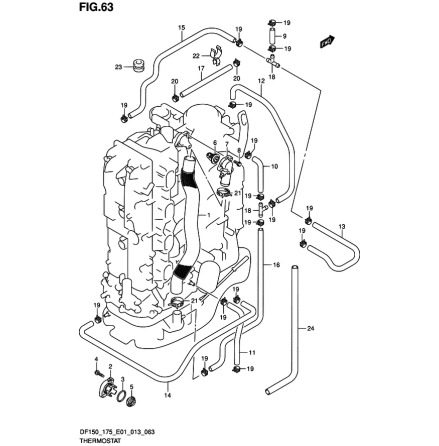 Termostattillbeh�r Suzuki