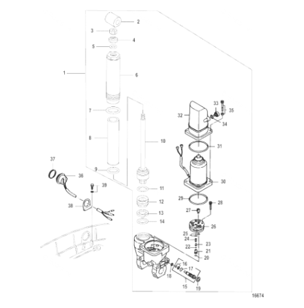Manuell releaseventil Tohatsu