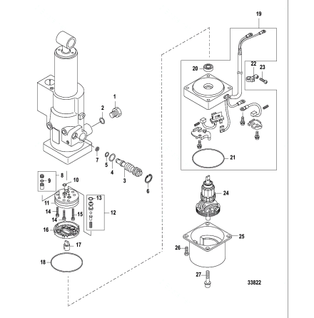 Manuell releaseventil Tohatsu
