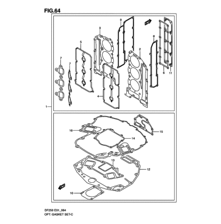 Motorpackningssats Suzuki