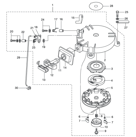Fj�der startapparat Mercury