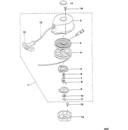 Fj�der startapparat Mercury