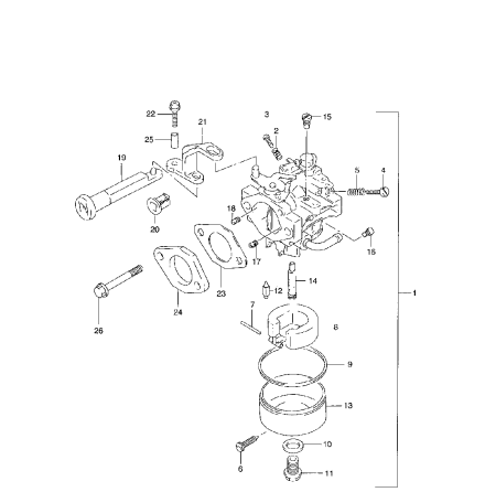 T�tning dr�neringsskruv Suzuki