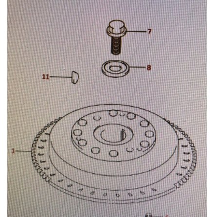 Sv�nghjulsbult Suzuki