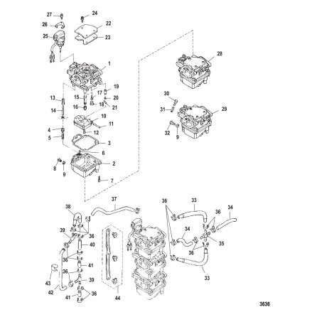 Gummit�tning f�rgasare Mercury