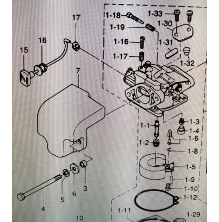 Gummibussning chokearm Mercury