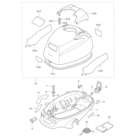 Bussning chokearm Mercury