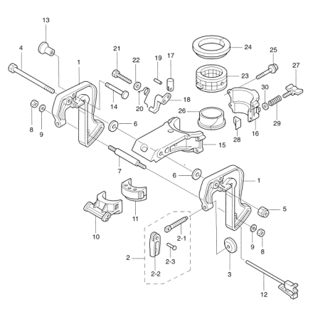 Upph�ngningsbygel Mercury