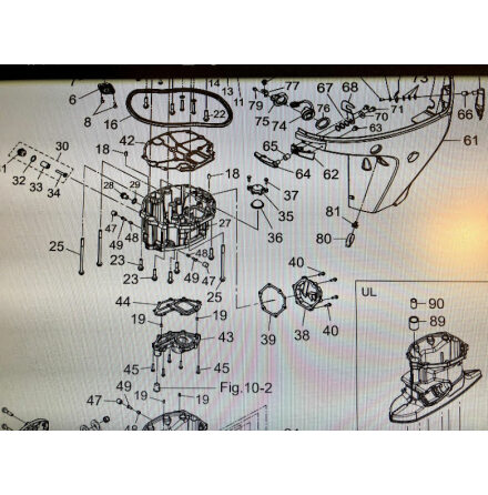 Packning oljetr�g Tohatsu