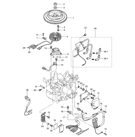 Bricka sv�nghjulsmutter Mercury