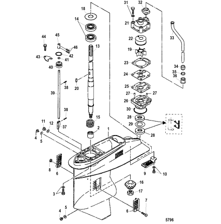 Kylvattenr�r Mercury