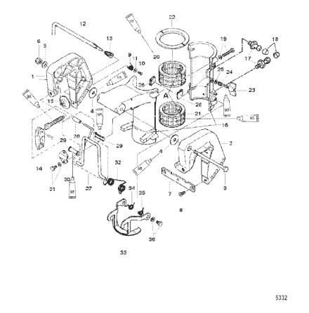 Upph�ngningsbygel Mercury