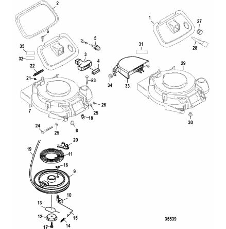 Fj�der startapparat Mercury