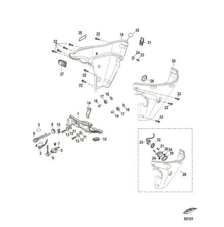 Gummigenomf�ring Tohatsu