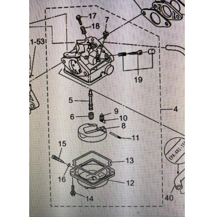 O-ring dr�neringsskruv Tohatsu